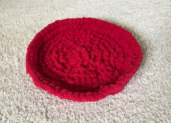 Crimson Blanket cat bed