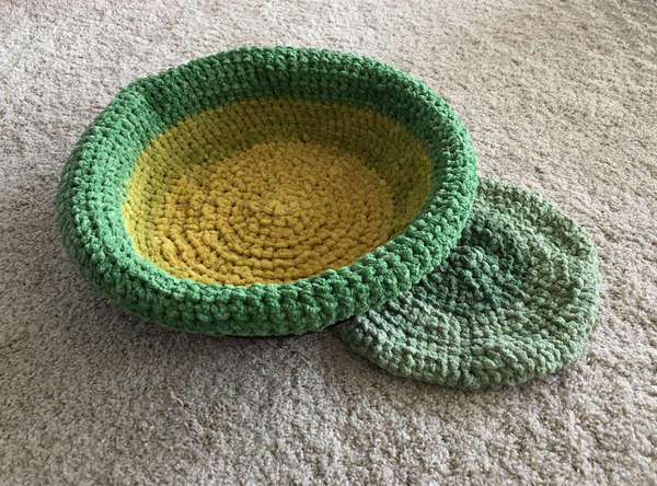 Spring Green Ombre cat bed